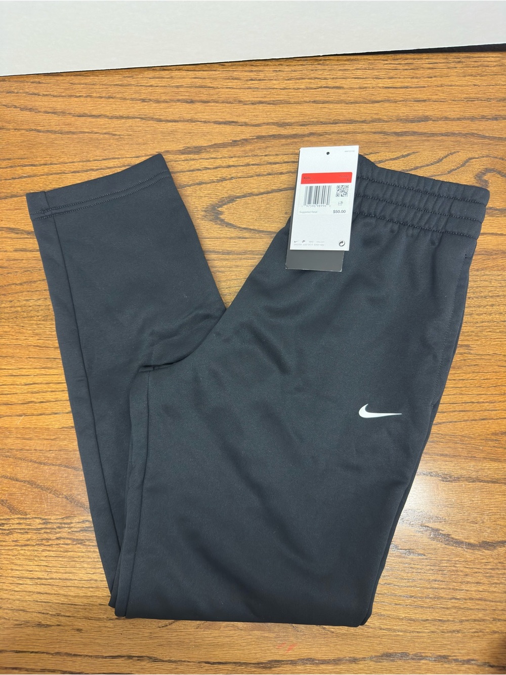 NWT Nike Boy’s Large Black Sweatpants